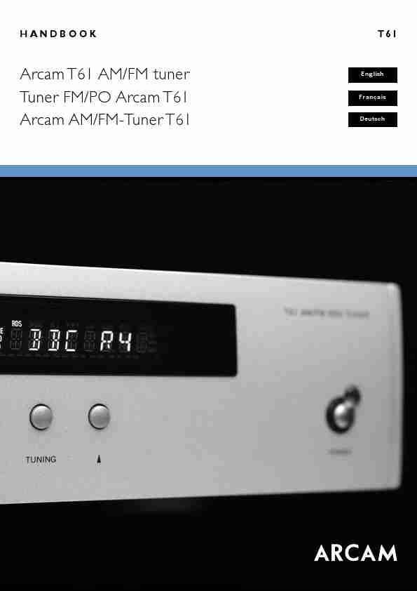 Arcam Stereo System AMFM Tuner T61-page_pdf
